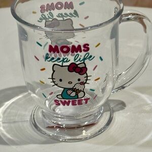 Hello Kitty Glass Mug
“Moms keep life sweet”
